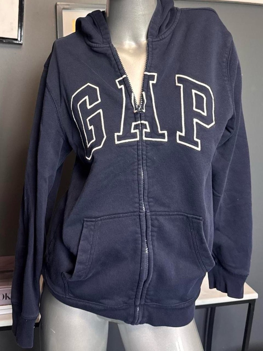 GAP Navy Blue Zip Hoodie